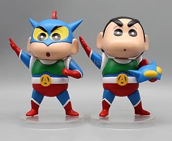 クレヨンしんちゃん フィギュアセット Amazon.co.jp: 2体セット 15センチ クレヨン しんちゃん